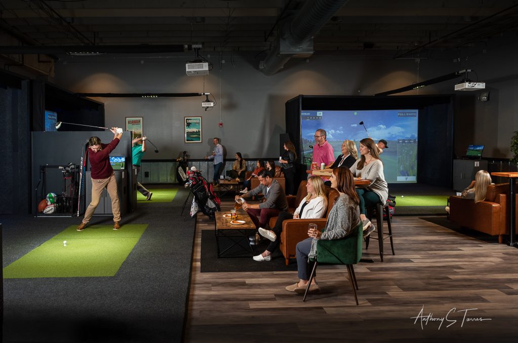 Marketing Photography: Brookfields Indoor Golf & Lounge